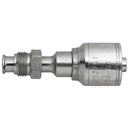 4212-06-06 3/8" NON-SKIVE CRIMP COUPLING WITH 5/8-18 MALE INVERTED FLARE THREAD