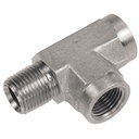 16T88-32-32 2" STEEL MALE PIPE (NPTF) RUN TEE