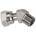 83493-12-12 1-3/16-12 MALE TO FEMALE O-RING FACE SEAL 45° ELBOW