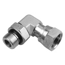 83911-08-08 3/4-16 MALE O-RING BOSS TO 13/16-16 FEMALE O-RING FACE SEAL 90° ELBOW