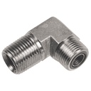 93916-20-20 1-1/4" MALE PIPE (NPTF) TO 1-11/16-12 MALE O-RING FACE SEAL 90° ELBOW