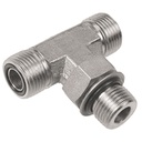 93T91-10-10 1-14 MALE O-RING FACE SEAL X 7/8-14 MALE O-RING BOSS BRANCH TEE