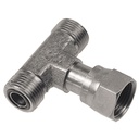 93T983-04-04 9/16-18 O-RING FACE SEAL FEMALE BRANCH TEE