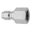 CPST6 3/8" PLATED STEEL STRAIGHT-THROUGH NIPPLE WITH FEMALE PIPE (NPT) THREAD