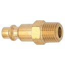 CP21B 1/4" BRASS INDUSTRIAL NIPPLE WITH 1/4" MALE PIPE (NPT) THREAD