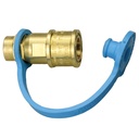 C632HP-04 1/4" HIGH PRESSURE CSA APPROVED PROPANE/NATURAL GAS COUPLER WITH FEMALE PIPE (NPT) THREAD