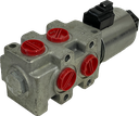 2SGL-DVTER-SAE10-D24-BAFD-DBL|6 way selector valve 24 VDC - Banked as double - Deutsch