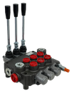 3Z80/1/3x(A1KZ1)-S|3 Spool Z80 valve with levers