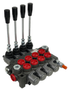 4Z50/1/4x(A1KZ1)-S|4 Spool Z50 valve with levers
