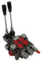 2P401Ap1Ap1SKZI|2 spool valve with handles and metering spools
