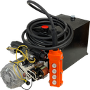 Power Unit 12 Volt Double Acting 2 GPM@ 0 psi, 15 ft cable, 4 button - special