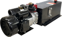 PU-S22260HC12-1.3| Power Unit 220V 3HP motor, UL/CSA Listed, 4.75 Gal tank, 1.5GPM (1.3cc pump), D03 Closed Center (24vdc DIN), Relief and Check valve, S22260HC12-XA1C-G008B-HPCX-BY51-BYW-YA211D-XS18H