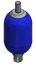 BA10-330-M09-0101G | Bladder Accumulator, 10L 4000psi CRN-ASME  2" BSPP thread NBR 